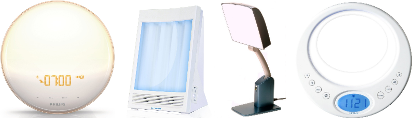 Dawn Simulator, Wake Up Light, Light Therapy, Sunrise Clock